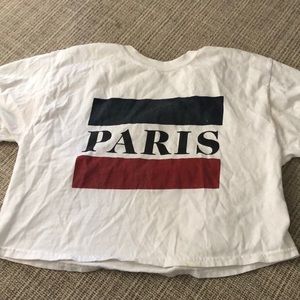 brandy melville paris graphic tee